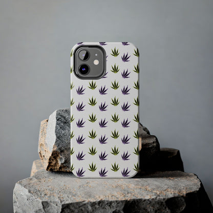 Green and Purple Leaves Case