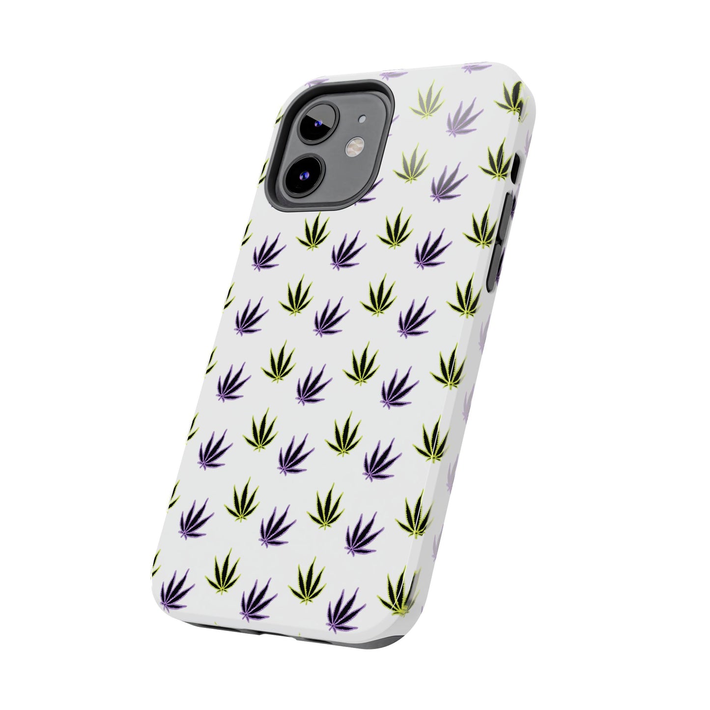 Green and Purple Leaves Case
