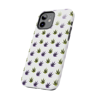 Green and Purple Leaves Case