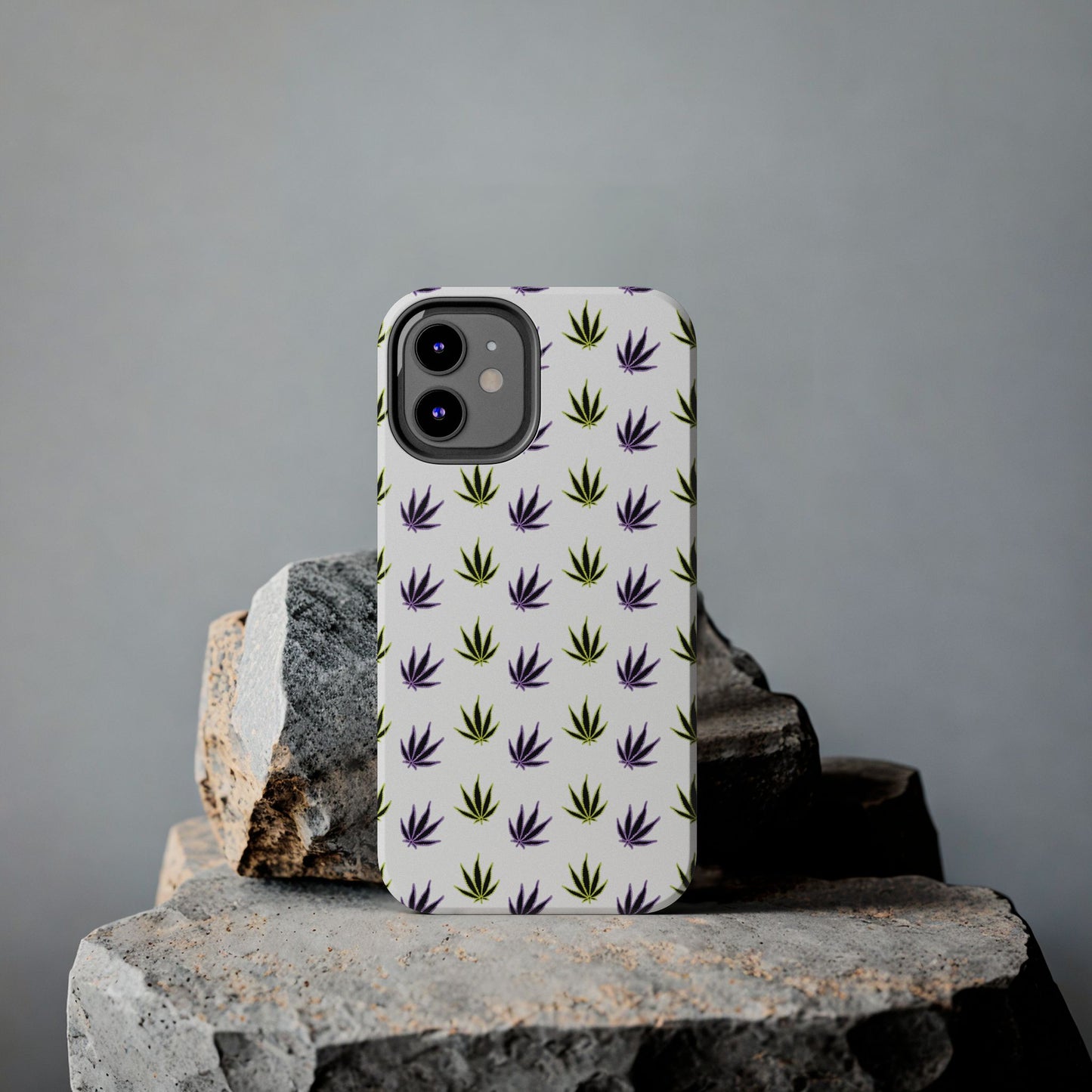 Green and Purple Leaves Case