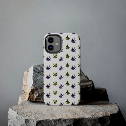 Green and Purple Leaves Case