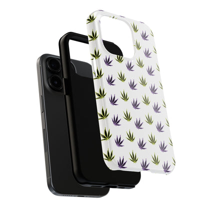 Green and Purple Leaves Case