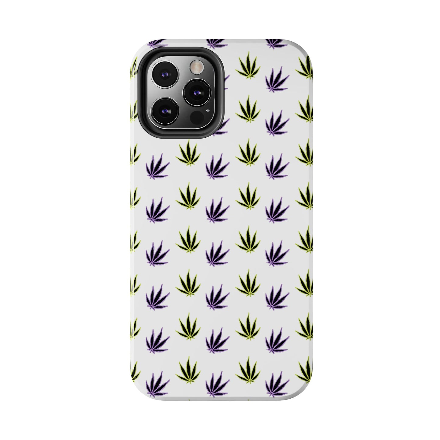 Green and Purple Leaves Case