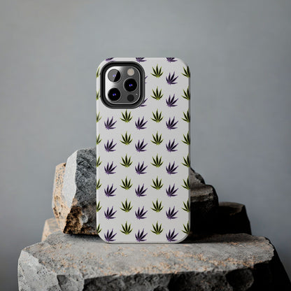 Green and Purple Leaves Case
