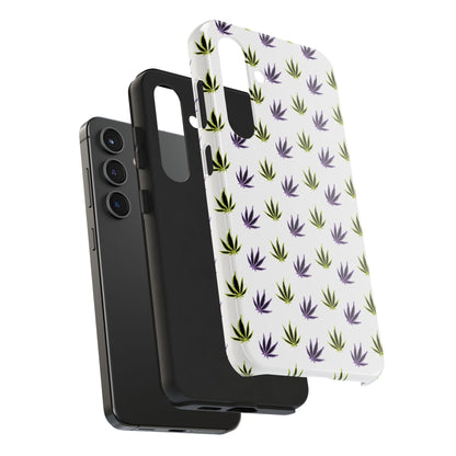 Green and Purple Leaves Case